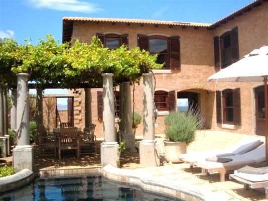 Courtyard and pool area