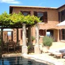 Courtyard and pool area