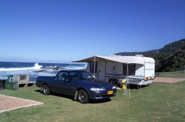 Caravan Site with view