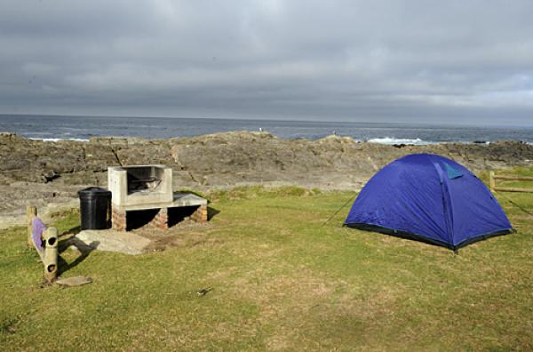 Tent site without view