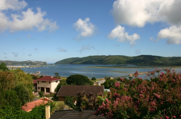 Knysna Heads and lagoon view