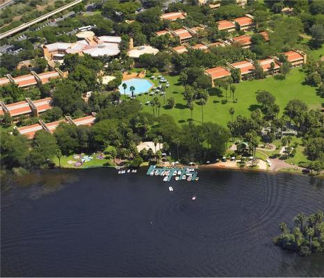 Aerial View of the Cabanas