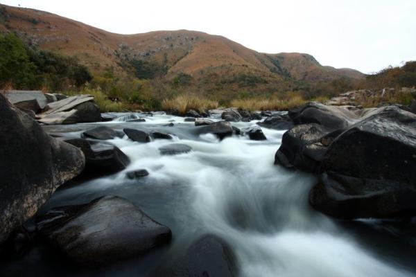 Tranquil river scenary