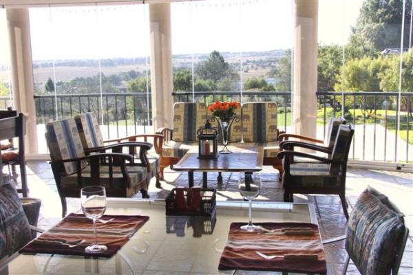 Dining area and the view