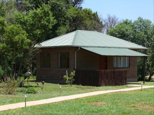 Outside view onto cottage