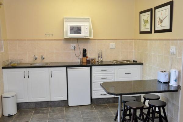 Kitchenette in self catering rooms
