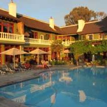 The Villa at sunset