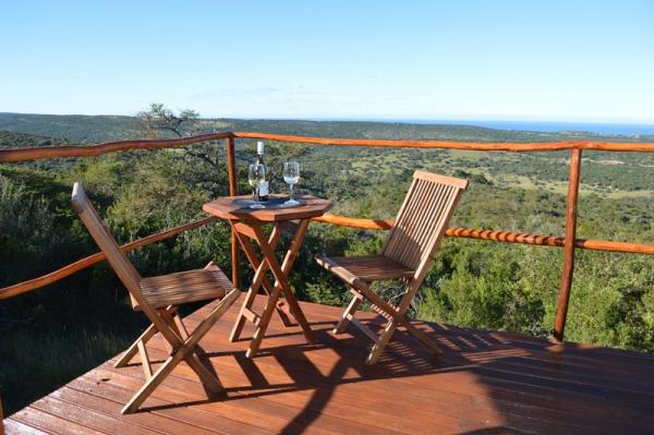 Luxury Country Safari Tent deck