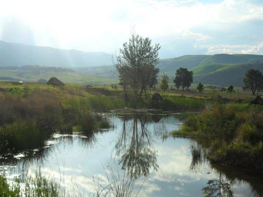 View over dams