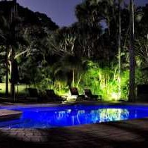 Main pool at night