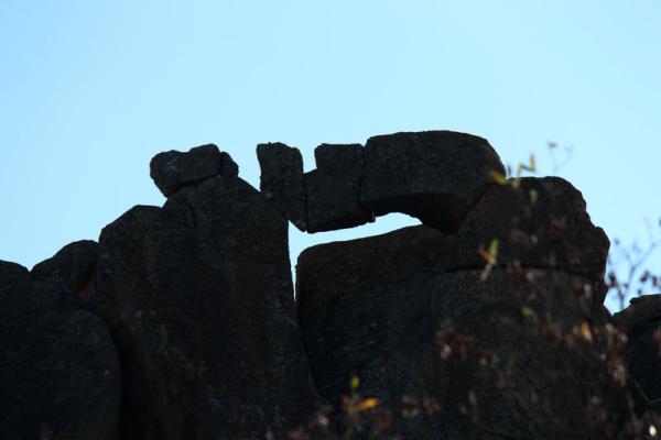 Natural rock bridge 