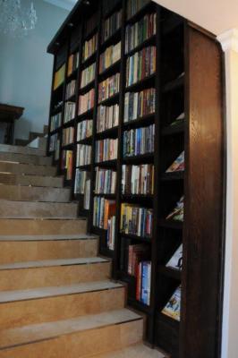 Staircase with books 