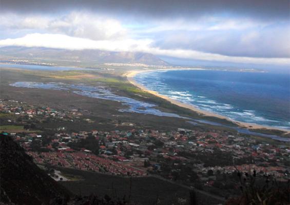 Birds-eye View of Kleinmond