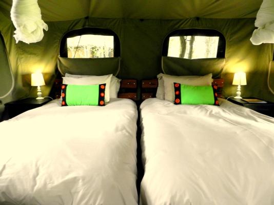 twin safari tent