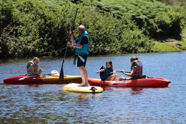 Canoeing on the Goukamma River