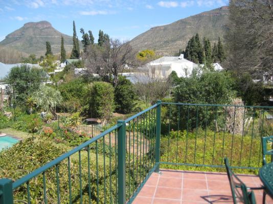 View of garden from deck