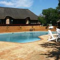 Swimming pool and main lodge