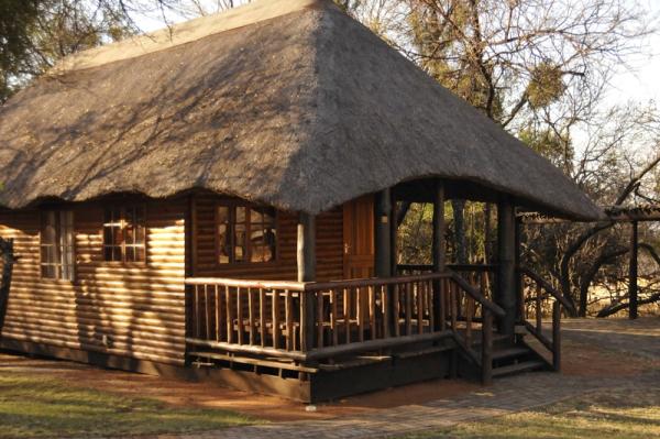 Wooden cabin chalets