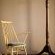 Antique coat stand and chair