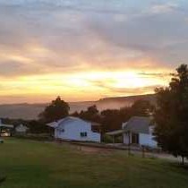 Sunrise on the Africa Silks Farm