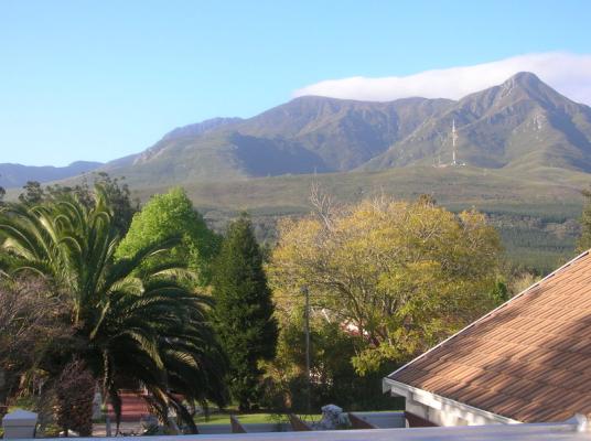 mountain view from patio