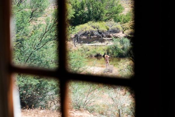 view from Enjo Chalet kitchen window