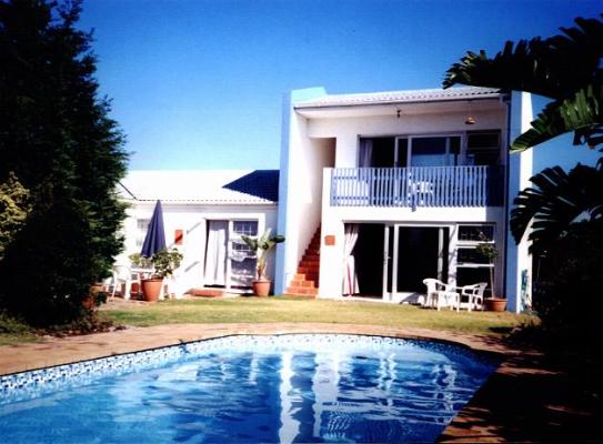 Large, crystal clear salt-water swimming pool 