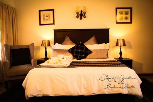 Standard room with queen size bed and sleeper couch