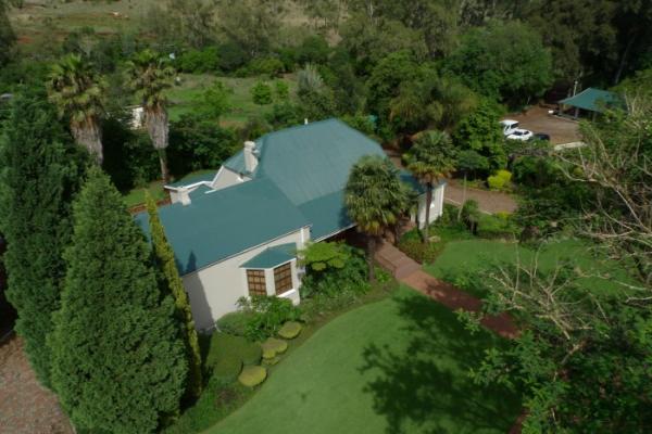 Aerial View of Original Farmhouse