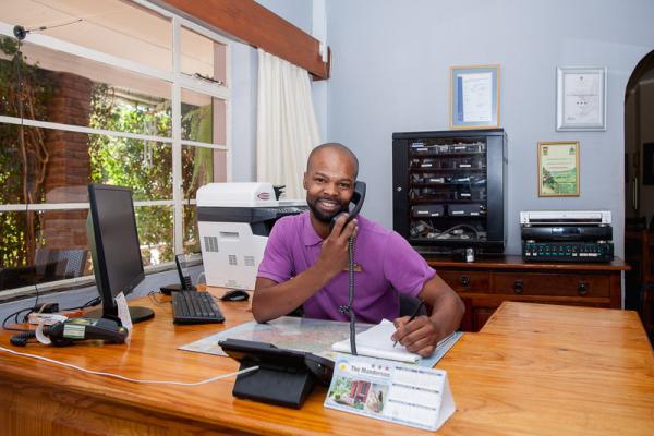 friendly reception staff