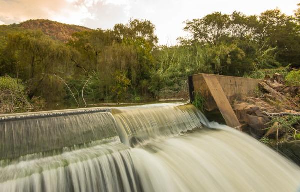 River weir