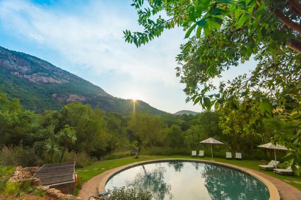 Heated outdoor pool