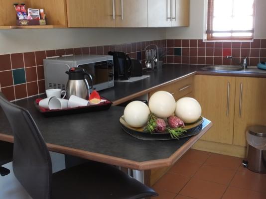 Galley kitchen in Family Suite