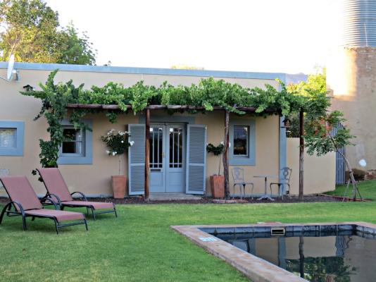 Cottage and pool